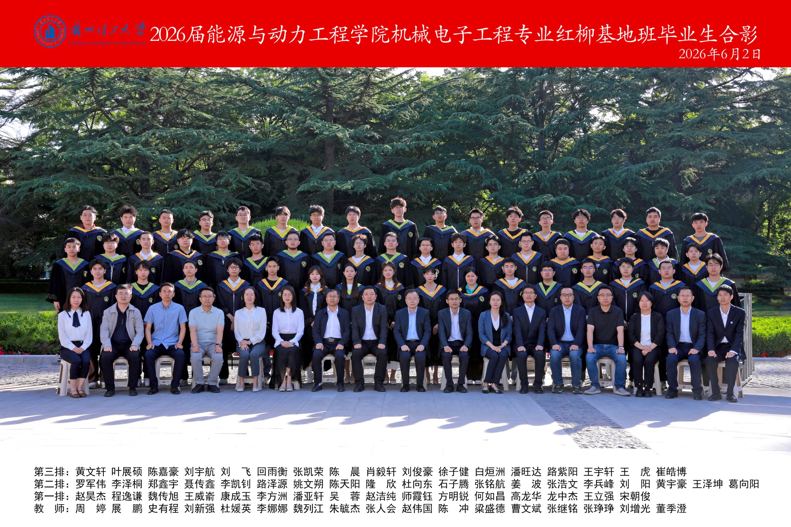 2026届机械电子工程专业红柳基地班