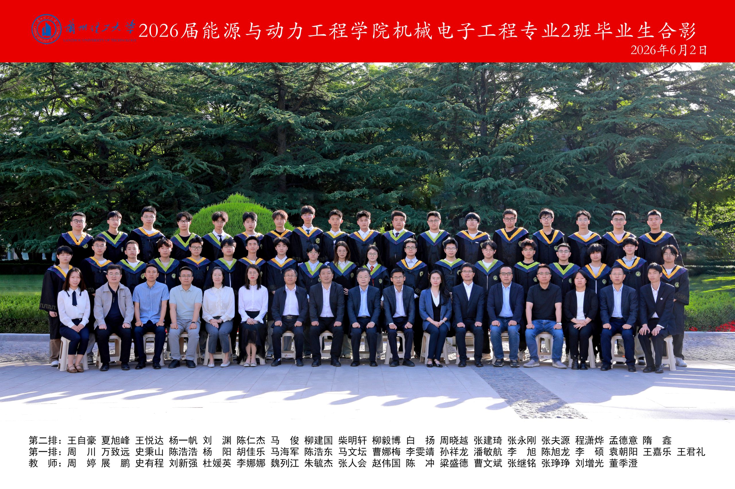 2026届机械电子工程专业2班